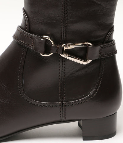 BALLY ブーツ ブラウン ベルト付き レディース SIZE 38 バリー