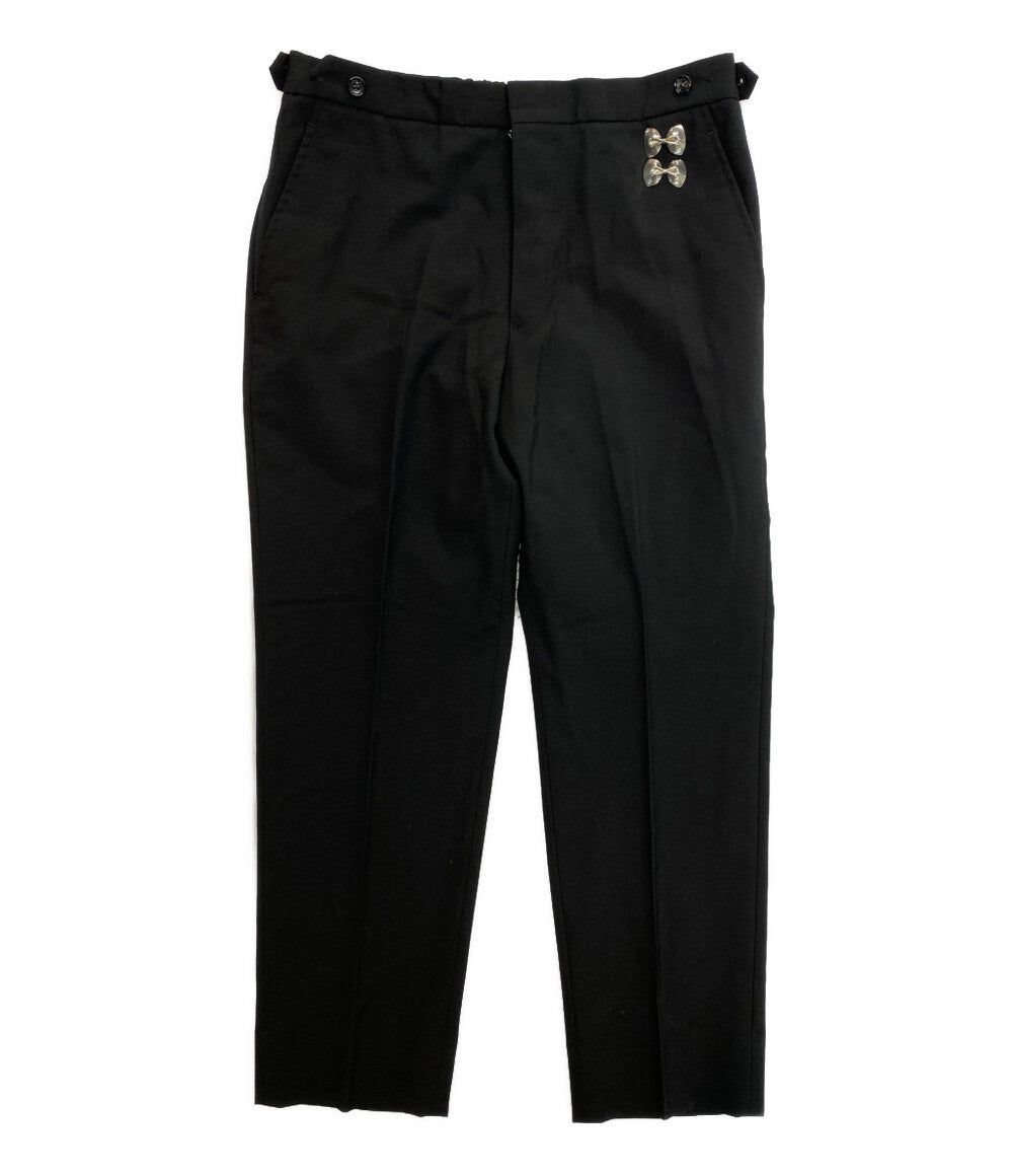 robe de chambre COMME des GARCONS パンツ ブラック リボン RI-P004 レディース SIZE L ローブドシャンブルコムデギャルソン