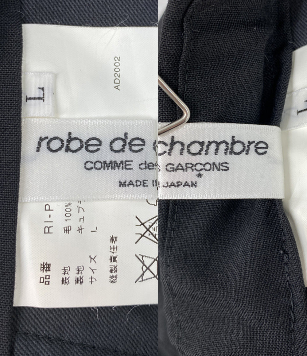 robe de chambre COMME des GARCONS パンツ ブラック リボン RI-P004 レディース SIZE L ローブドシャンブルコムデギャルソン