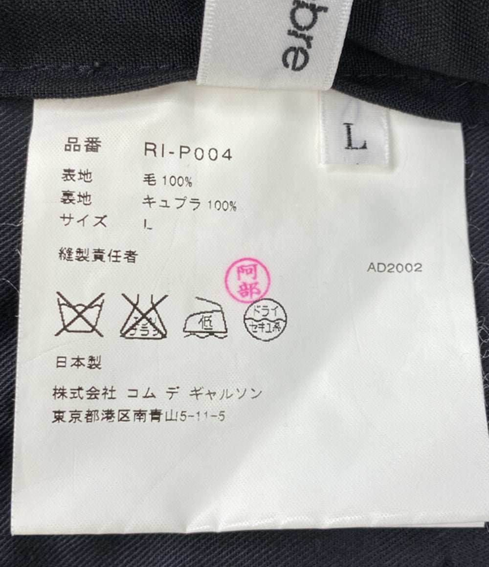 robe de chambre COMME des GARCONS パンツ ブラック リボン RI-P004 レディース SIZE L ローブドシャンブルコムデギャルソン