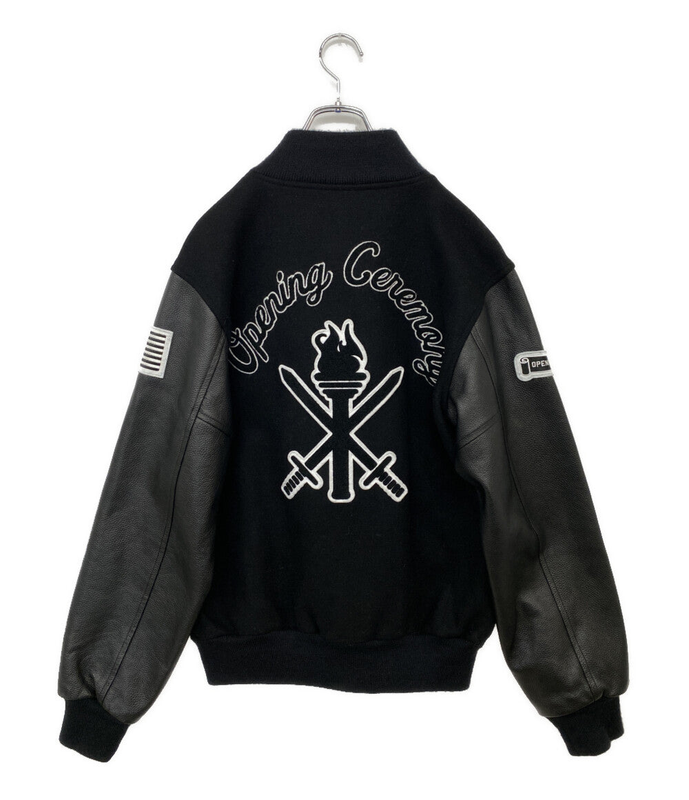 OPENING CEREMONY スタジャン ブラック ワッペン 660-5.JR UU メンズ SIZE M オープニングセレモニー
