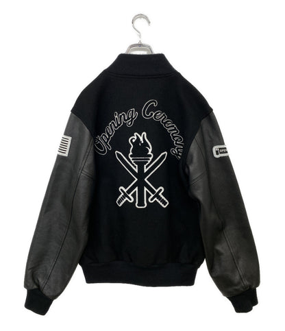 OPENING CEREMONY スタジャン ブラック ワッペン 660-5.JR UU メンズ SIZE M オープニングセレモニー