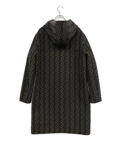 FENDI リバーシブルフーデットコート ウール ズッカ メンズ SIZE 50 フェンディ