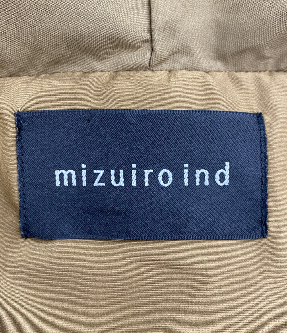 mizuiro ind. ミズイロインド ドレープショールダウンコート ブラウン レディース SIZE -