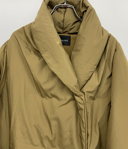 mizuiro ind. ミズイロインド ドレープショールダウンコート ブラウン レディース SIZE -