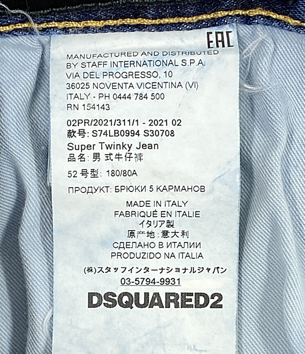 DSQUARED2 デニムパンツ SUPER TWINKY JEAN S74LB0994 メンズ SIZE 52 ディースクエアード