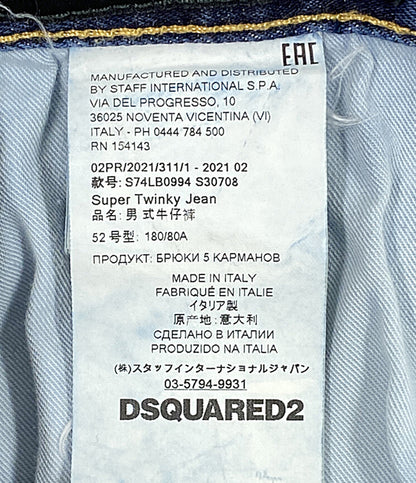 DSQUARED2 デニムパンツ SUPER TWINKY JEAN S74LB0994 メンズ SIZE 52 ディースクエアード
