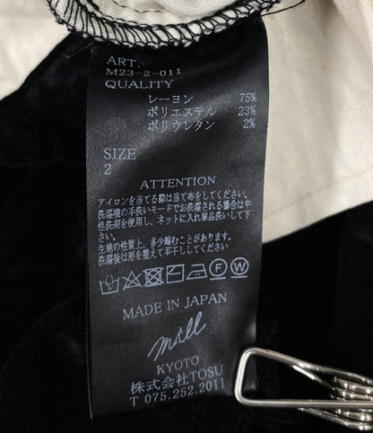mill ミル ワイドパンツ ブラック M23-2-011 メンズ SIZE 2