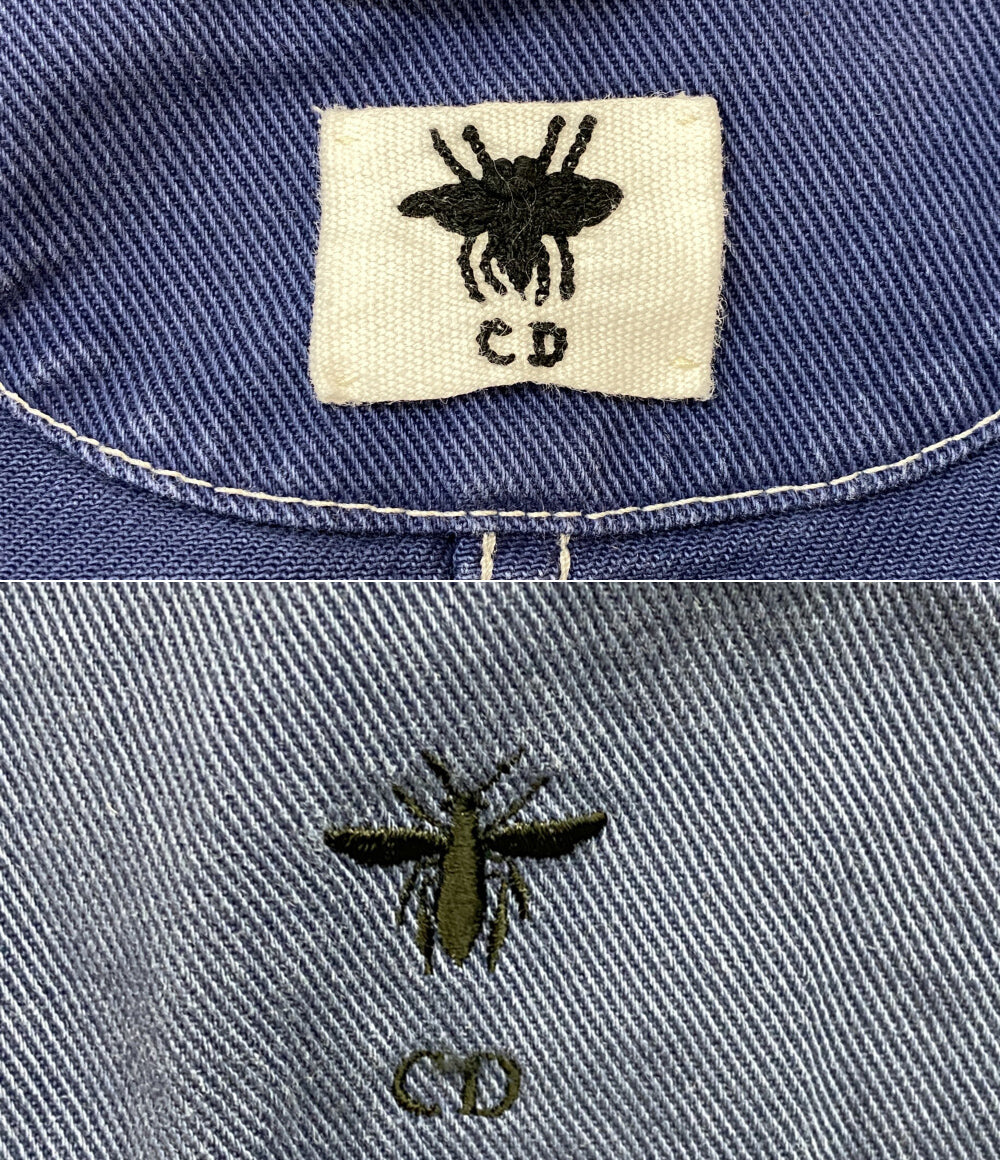 Christian Dior ジャケット デニムジャケット ユーズド加工 レディース SIZE 34 クリスチャンディオール