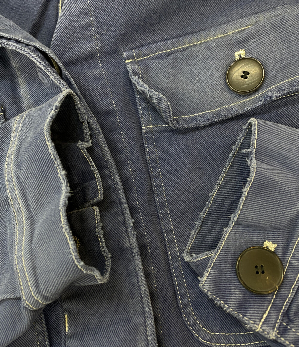 Christian Dior ジャケット デニムジャケット ユーズド加工 レディース SIZE 34 クリスチャンディオール