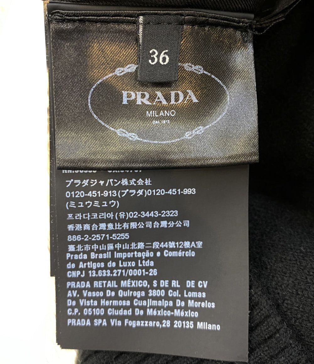 PRADA カシミヤニット ブラック 21AW P24I1B レディース SIZE 36 プラダ