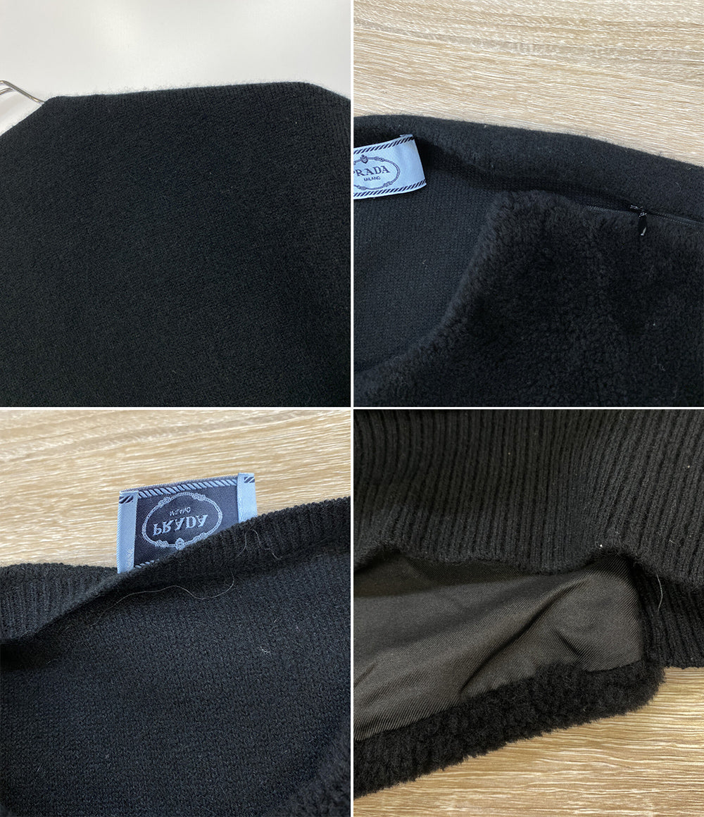PRADA カシミヤニット ブラック 21AW P24I1B レディース SIZE 36 プラダ