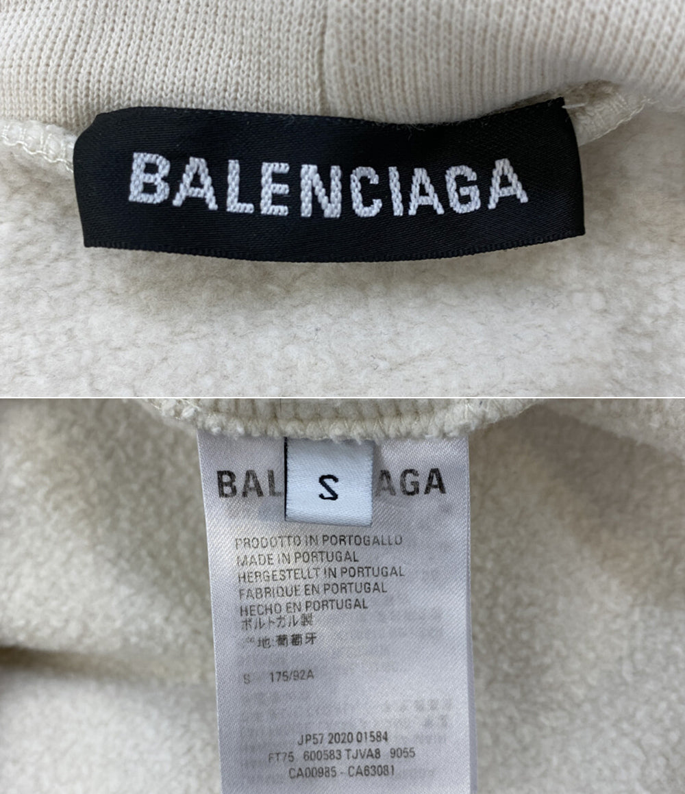 BALENCIAGA バックロゴフーディ スウェットパーカー 600583 メンズ SIZE S バレンシアガ