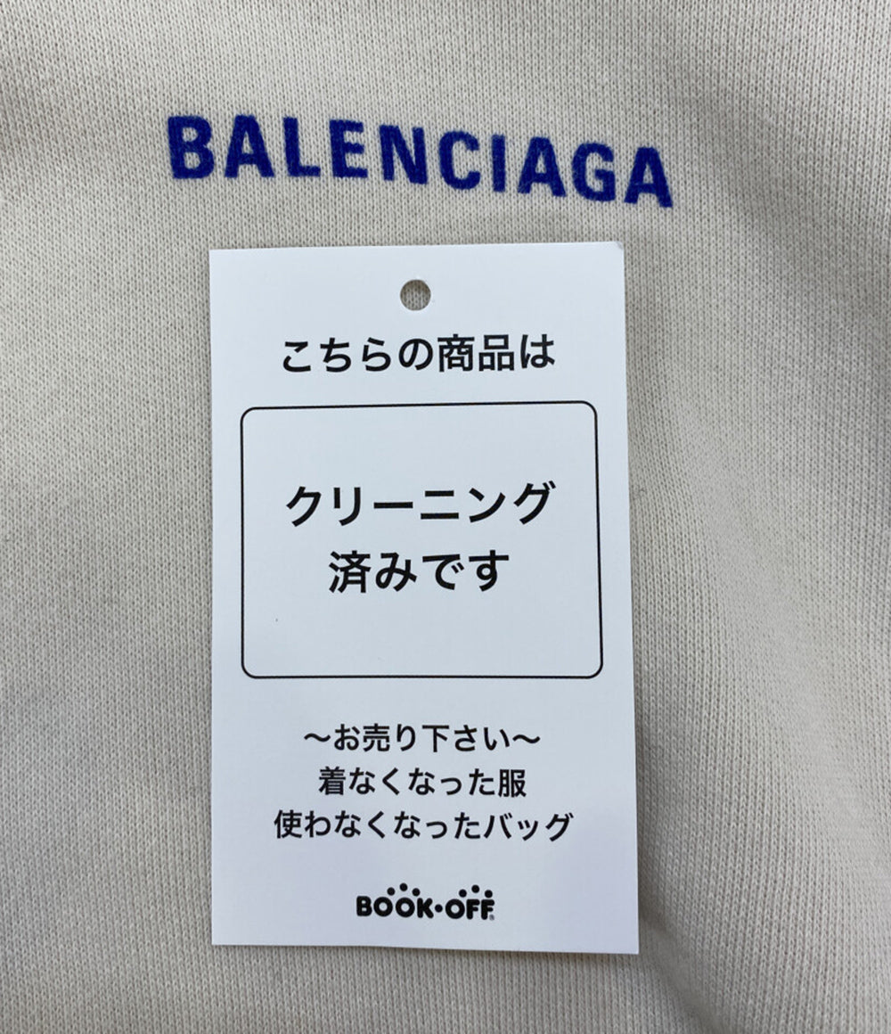 BALENCIAGA バックロゴフーディ スウェットパーカー 600583 メンズ SIZE S バレンシアガ