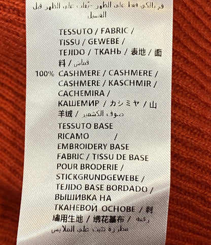 Alexander Mcqueen ワンピース レッド ニット素材 ビジュー 2020 633716 レディース SIZE M アレキサンダーマックイーン