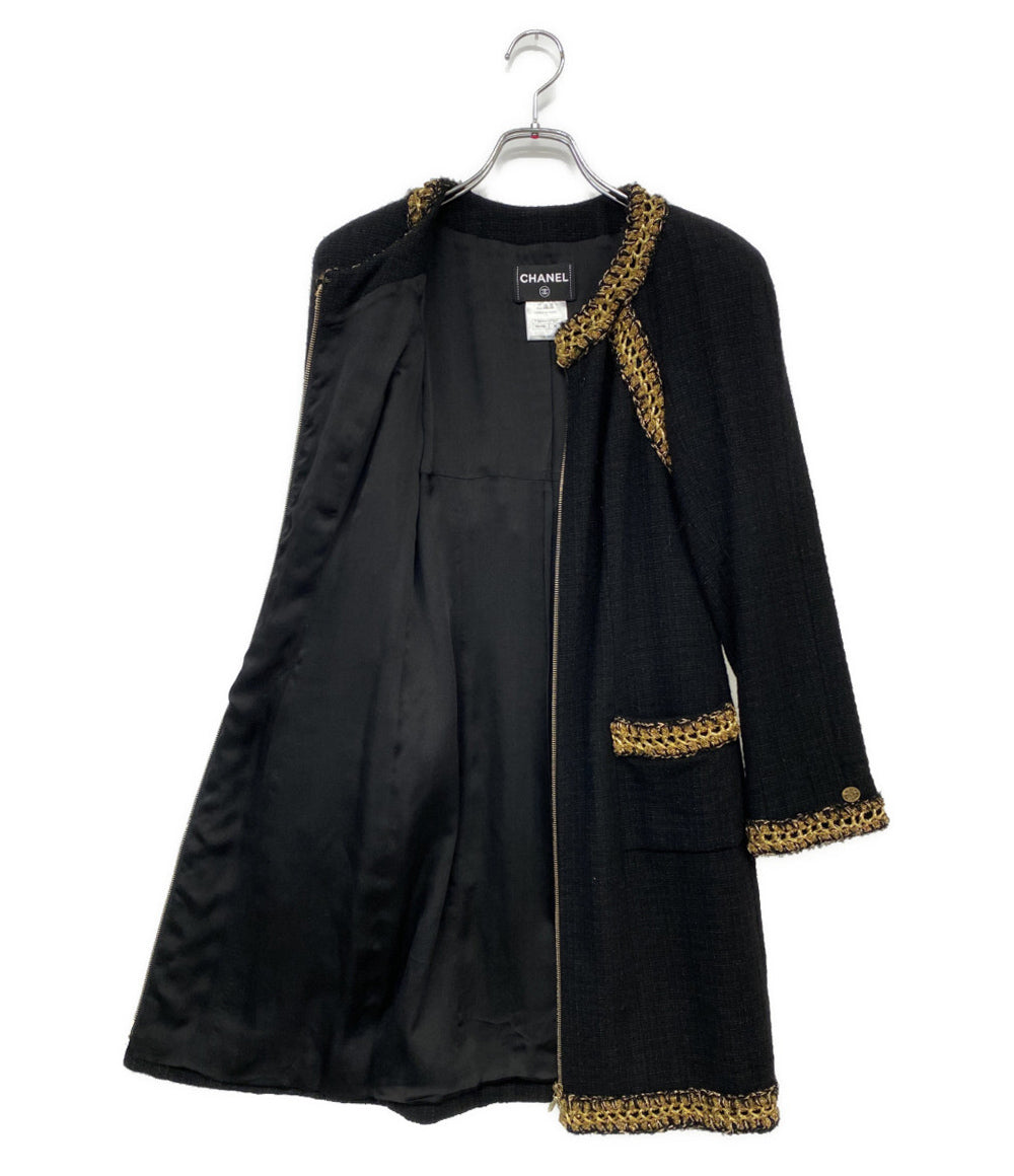 CHANEL ツイードワンピース ブラック P38654V27937 レディース SIZE 36