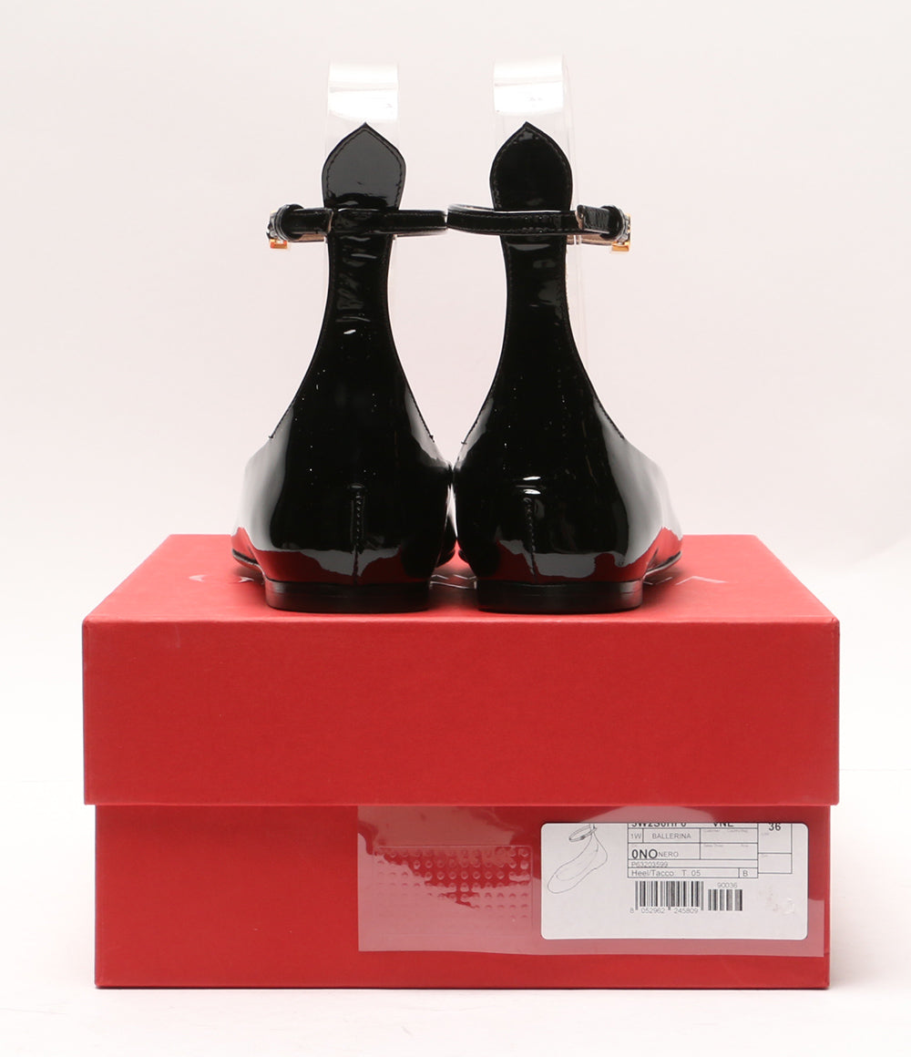 VALENTINO バレエシューズ タンゴエナメルバレリーナ レディース SIZE 36 ヴァレンチノ