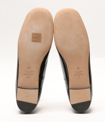 VALENTINO バレエシューズ タンゴエナメルバレリーナ レディース SIZE 36 ヴァレンチノ