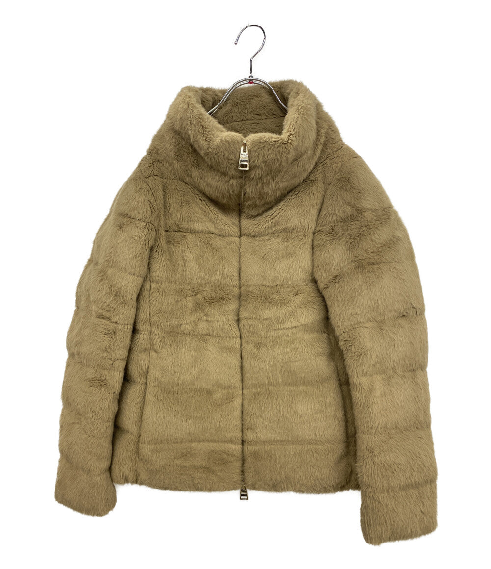 HERNO ファーダウンジャケット 47394-41789-2 レディース SIZE 38 ヘルノ