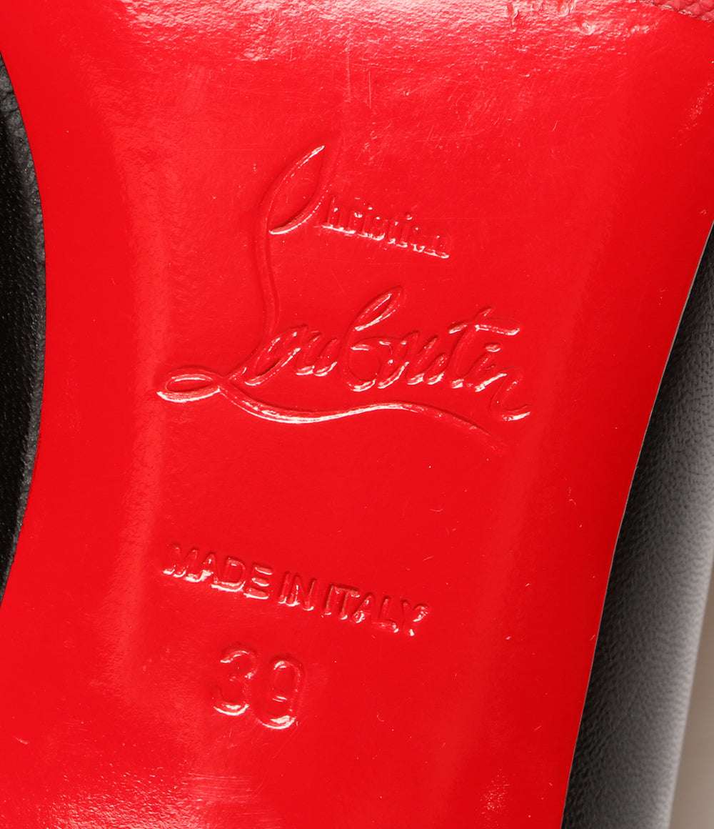 Christian Louboutin パンプス スタッズ ブラック レディース SIZE 39 クリスチャンルブタン