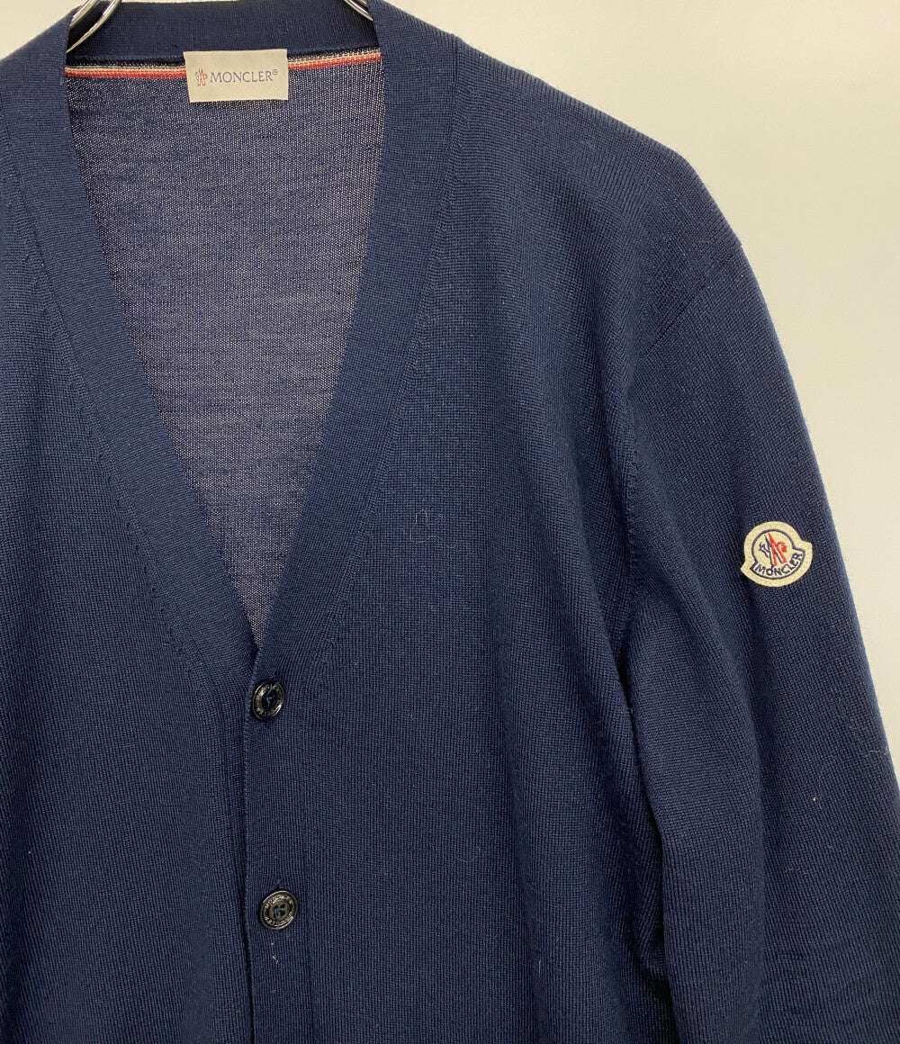 MONCLER 長袖カーディガン Vネック メンズ SIZE L モンクレール