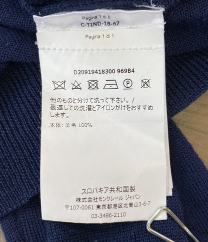 MONCLER 長袖カーディガン Vネック メンズ SIZE L モンクレール