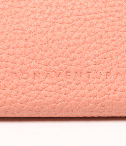 美品 BONAVENTURA ボナベンチュラ ビジネスカードケース コーラルピンク BBUT2-CP レディース