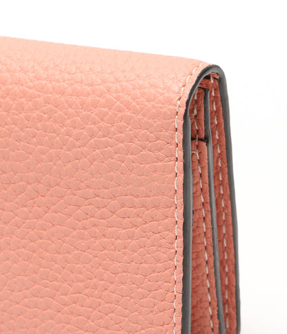 美品 BONAVENTURA ボナベンチュラ ビジネスカードケース コーラルピンク BBUT2-CP レディース