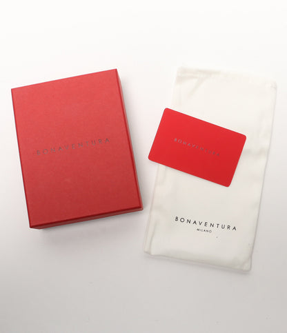 美品 BONAVENTURA ボナベンチュラ ビジネスカードケース コーラルピンク BBUT2-CP レディース