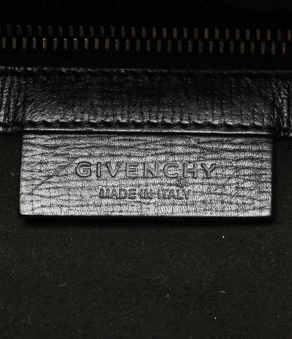 ジバンシィ パンドラボックス 2WAYバッグ カーフ浮彫りクロコ ブラック GIVENCHY - ジバンシィ パンドラボックス 2WAYバッグ カーフ浮彫り