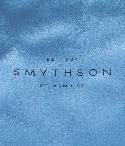SMYTHSON トートバッグ レザー ブルー レディース スマイソン
