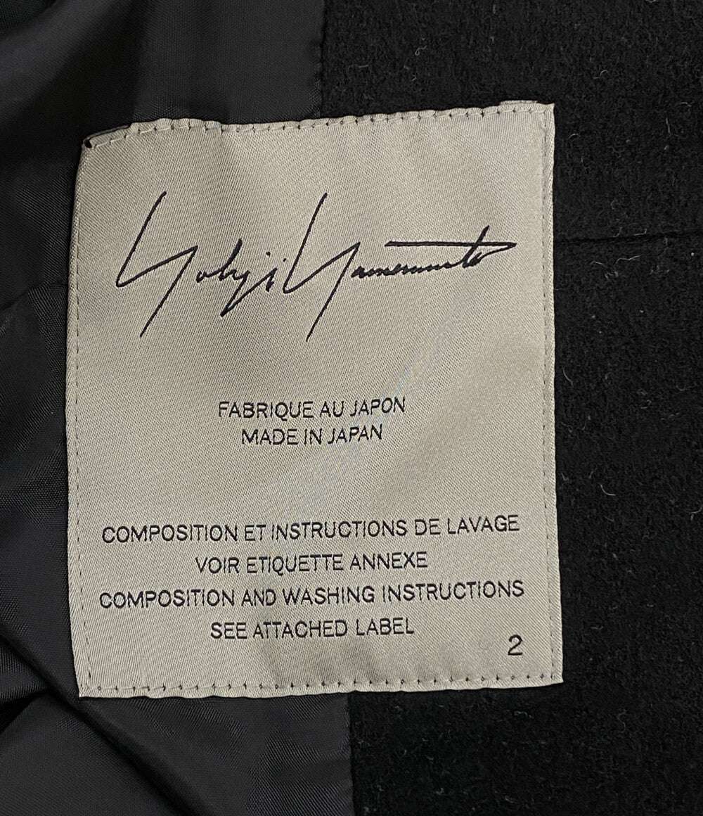 YOHJI YAMAMOTO コート カシミヤ混 FE-C09-101 レディース SIZE 2 ヨウジヤマモト