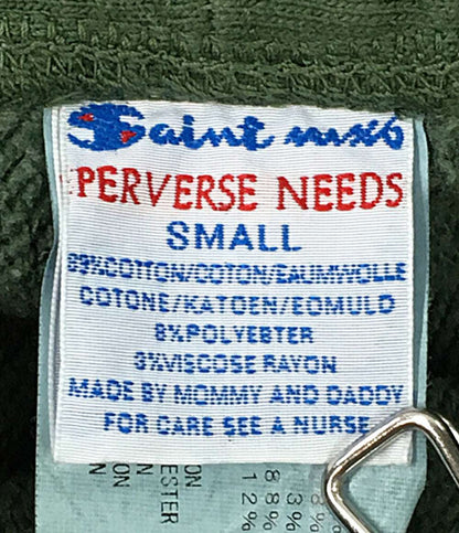 SAINT Mxxxxxx セントマイケル パンツ ロゴ刺繍 ヴィンテージ加工 23AW SM-A23-0000-035 メンズ SIZE S