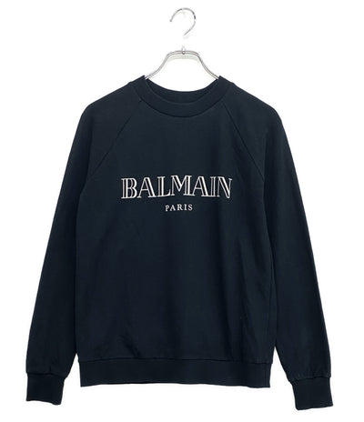 BALMAIN スウェットシャツ ブラック レディース SIZE 36 バルマン