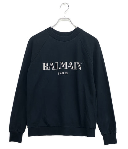 BALMAIN スウェットシャツ ブラック レディース SIZE 36 バルマン