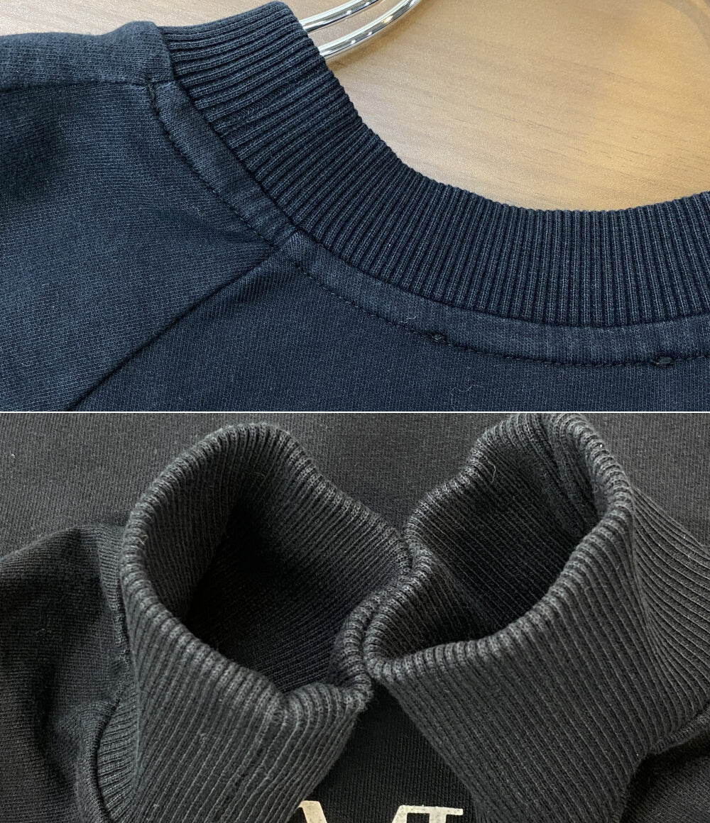 BALMAIN スウェットシャツ ブラック レディース SIZE 36 バルマン