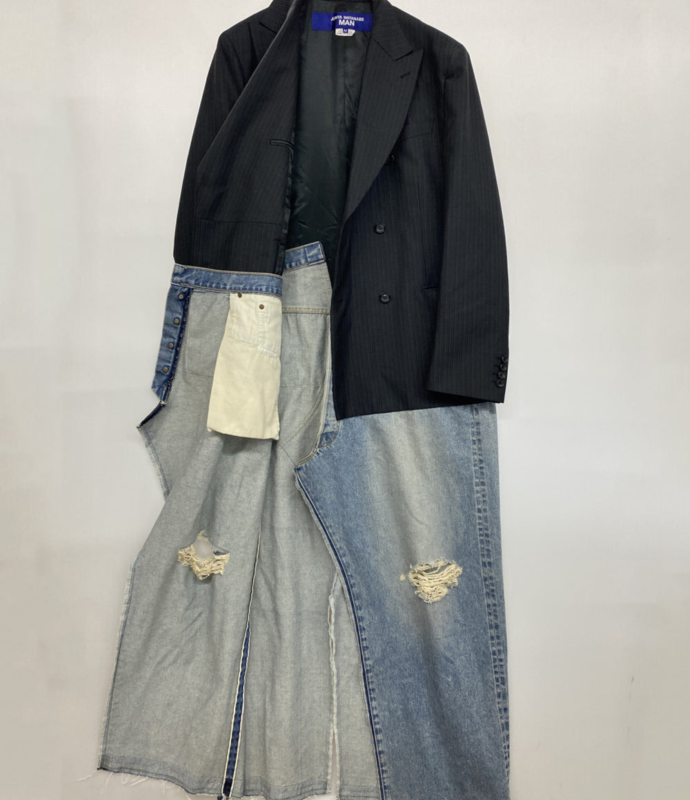 JUNYA WATANABE MAN ジュンヤワタナベマン デニムドッキングコート DENIM DOCKING COAT 24FW メンズ SIZE M