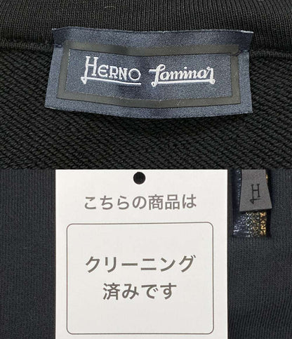HERNO ハーフジップパーカー ブラック メンズ SIZE 46 ヘルノ