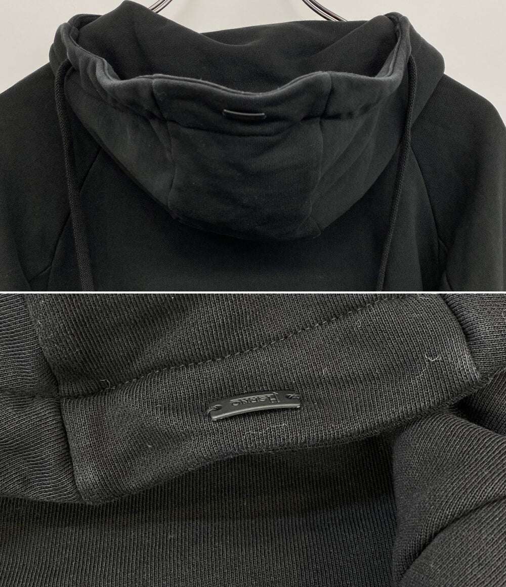 HERNO ハーフジップパーカー ブラック メンズ SIZE 46 ヘルノ