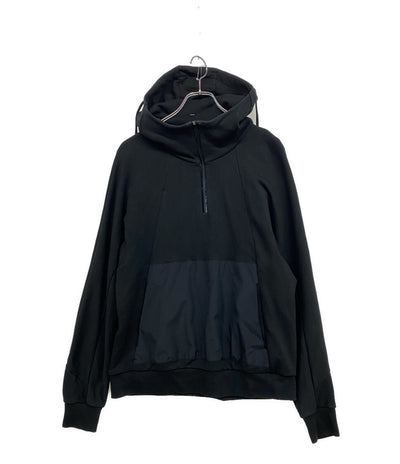 HERNO ハーフジップパーカー ブラック メンズ SIZE 46 ヘルノ