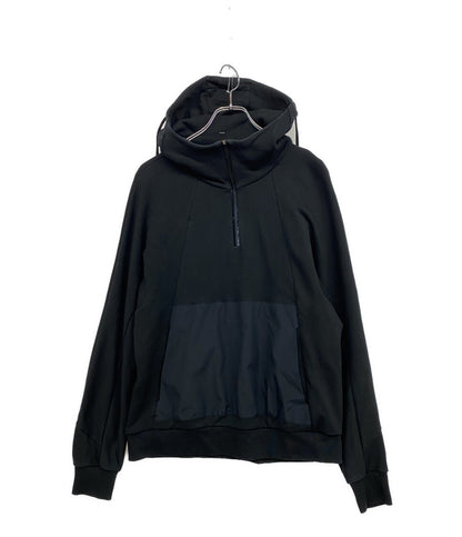 HERNO ハーフジップパーカー ブラック メンズ SIZE 46 ヘルノ