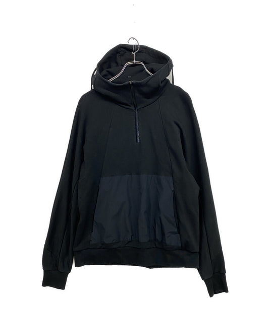 HERNO ハーフジップパーカー ブラック メンズ SIZE 46 ヘルノ