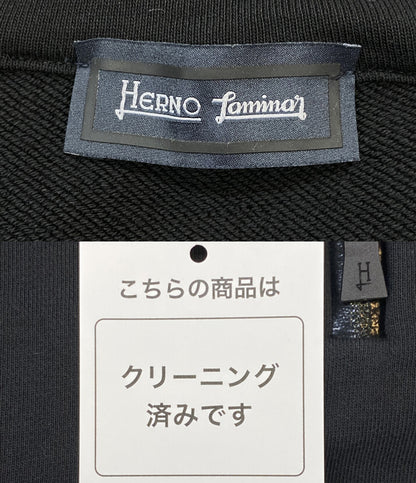 HERNO ハーフジップパーカー ブラック メンズ SIZE 46 ヘルノ
