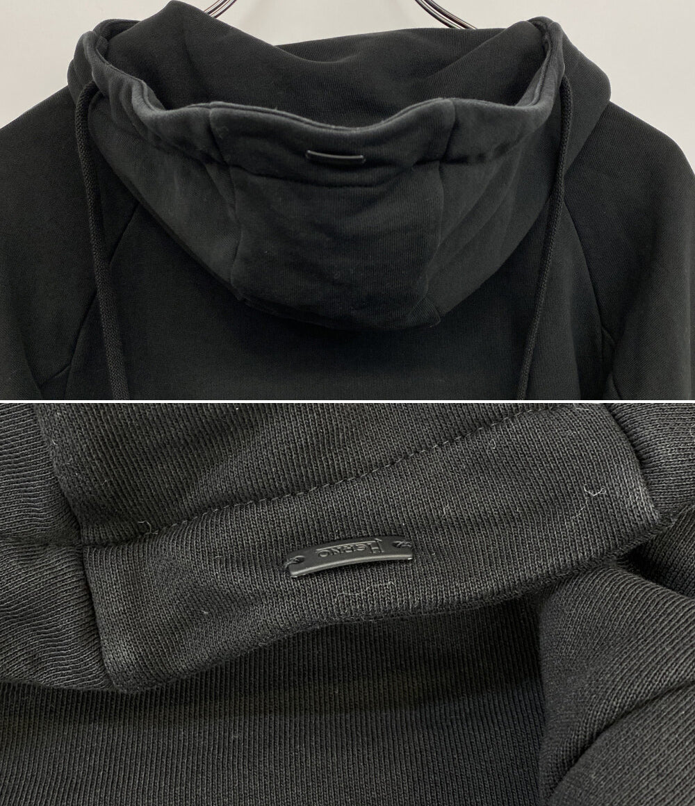 HERNO ハーフジップパーカー ブラック メンズ SIZE 46 ヘルノ