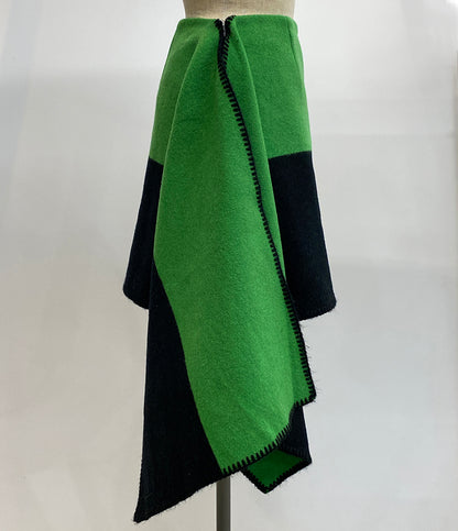 美品 Calvin klein スカート 205W39NYC ラフシモンズ PENDLETION ブラック×グリーン レディース SIZE US0 カルバンクライン