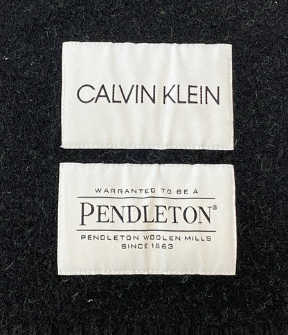 美品 Calvin klein スカート 205W39NYC ラフシモンズ PENDLETION ブラック×グリーン レディース SIZE US0 カルバンクライン