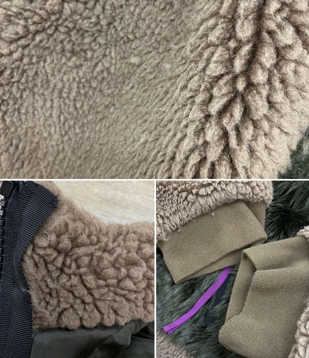 sacai ブルゾン Faux Shearling Faux Fur Blouson 2021AW 21-05752 レディース SIZE 1 サカイ