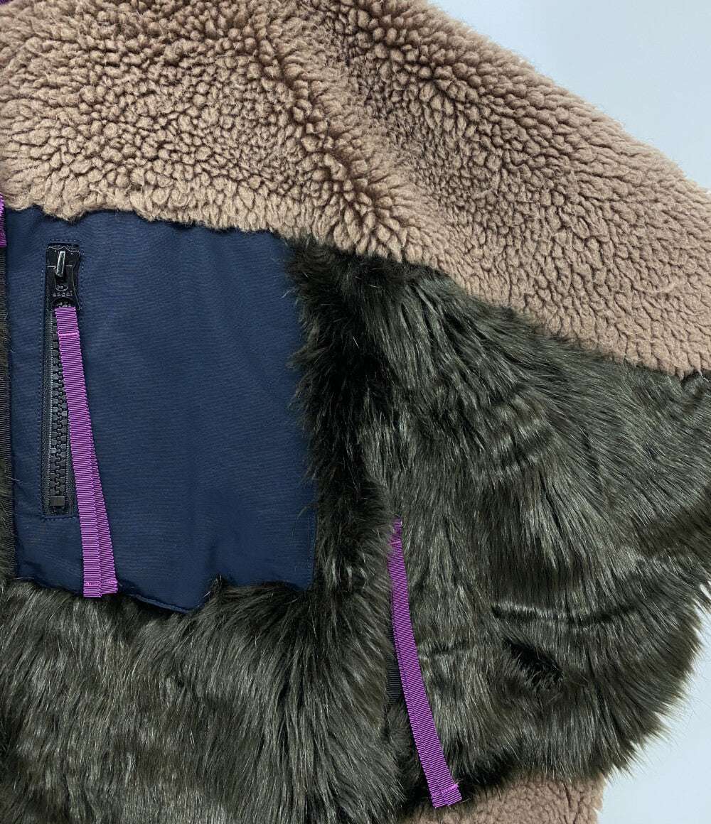 sacai ブルゾン Faux Shearling Faux Fur Blouson 2021AW 21-05752 レディース SIZE 1 サカイ