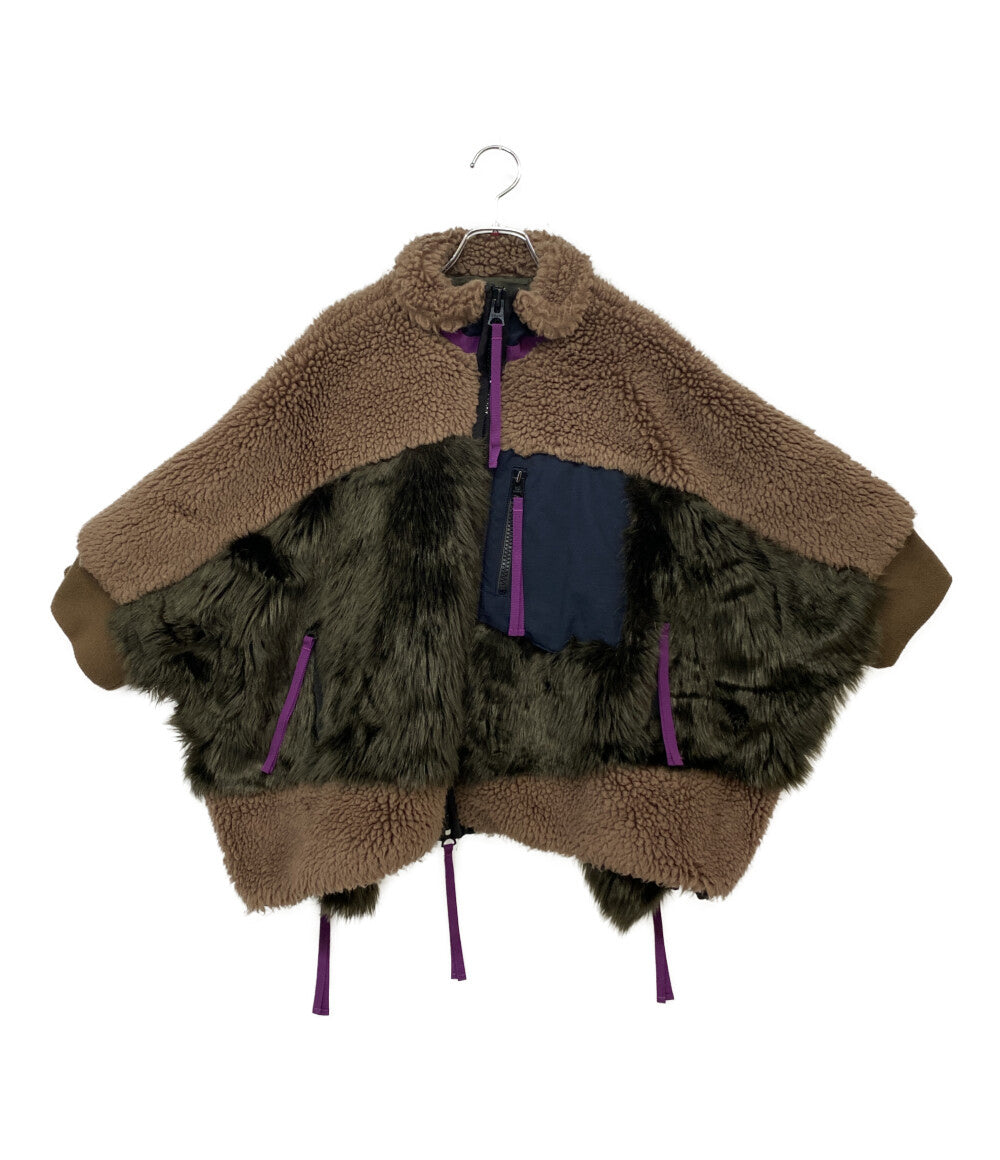 sacai ブルゾン Faux Shearling Faux Fur Blouson 2021AW 21-05752 レディース SIZE 1 サカイ