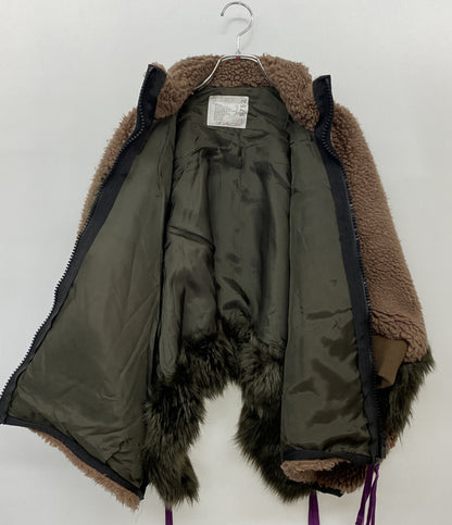 sacai ブルゾン Faux Shearling Faux Fur Blouson 2021AW 21-05752 レディース SIZE 1 サカイ